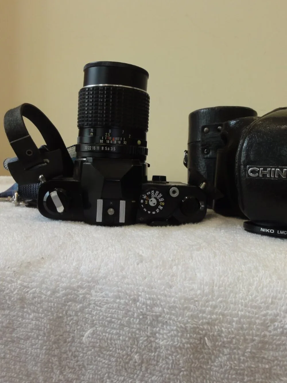 Chinon CM-4 Camera w/Pentax 135mm Lens TESTED!